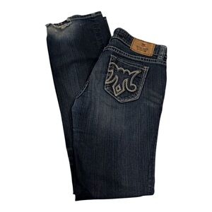 Women's Bootcut Jeans with Embroidered Pocket